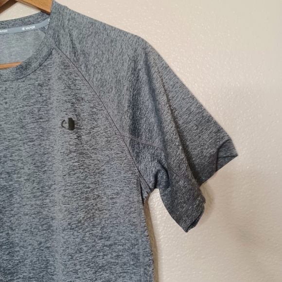 Champion Vapor Men's Medium Performance Grey Athletic Tee Short Sleeve T-shirt - Picture 4 of 12